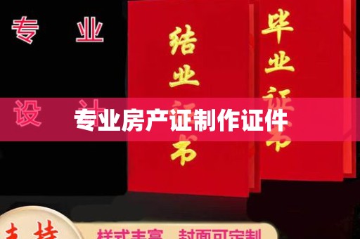 单县专业房产证制作证件